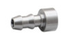 Vibrant 5/8in ID Hose Barbed Weld Bung - Mild Steel