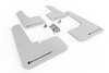 Rally Armor UR White Mud Flap w/ Black Logo for 20+ Subaru Outback