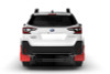 Rally Armor UR Black Mud Flap w/ White Logo for 20+ Subaru Outback