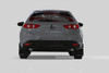Rally Armor UR Black Mud Flap w/ White Logo for 2019+ Mazda3 GT Sport Hatch
