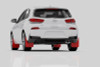 Rally Armor UR Black Mud Flap w/ Red Logo for 2019+ Hyundai Elantra N Line