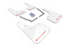 Rally Armor UR White Mud Flap w/ Red Logo for 16-19 Honda Civic Si