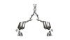 Corsa Xtreme 3" Catback 4" Twin Tips Exhaust for 18-20 Mustang GT Convertible