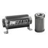 DeatschWerks In-line Fuel Filter w/ Housing 40 micron,-8AN, 110mm.