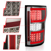 ANZO L.E.D TAIL LIGHTS SMOKE for 18-19 Ford F150 - 321339