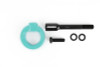 Perrin Tow Hook Kit (Front) - Hyper Teal for 02-07 Subaru WRX/STI