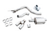 AWE 0FG Exhaust with BashGuard for Ford Ranger - Dual Chrome Silver Tips