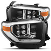 AlphaRex NOVA LED Projector Headlights Gloss Black for 14-19 Toyota Tundra