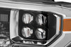 AlphaRex NOVA LED Projector Headlights Gloss Black for 14-19 Toyota Tundra