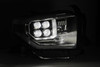 AlphaRex NOVA LED Projector Headlights Gloss Black for 14-19 Toyota Tundra