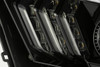 AlphaRex PRO-Series Projector Headlights Black for 10-12 Ford Mustang