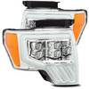 AlphaRex NOVA LED Projector Headlights Chrome for 09-14 Ford F-150