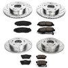 Power Stop Front & Rear Z23 Evolution Sport Brake Kit for 06-11 Honda Civic EX