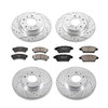 Power Stop Front & Rear Z23 Evolution Sport Brake Kit for 06-12 Ford Fusion