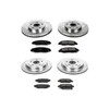 Power Stop Front & Rear Z23 Evolution Sport Brake Kit for 08-14 Cadillac CTS V6