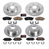 Power Stop Front & Rear Z23 Evolution Sport Brake Kit for 13-18 Nissan Sentra