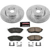 Power Stop Front Z23 Evolution Sport Brake Kit for 06-07 Subaru B9 Tribeca