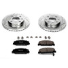 Power Stop Front Z23 Evolution Sport Brake Kit for 90-00 Honda Civic