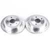 Power Stop Rear Evolution Drilled & Slotted Rotors for 07-17 Jeep Wrangler