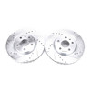 Power Stop Front Evolution Drilled & Slotted Rotors for 2010 Buick Allure