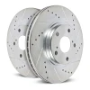 Power Stop Rear Evolution Drilled & Slotted Rotors for 94-01 Ford Mustang Cobra