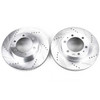 Power Stop Front Evolution Drilled & Slotted Rotors for 03-09 Toyota 4Runner