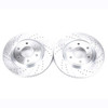 Power Stop Front Evolution Drilled & Slotted Rotors for 08-10 Infiniti QX56