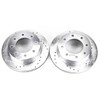Power Stop Rear Evolution Drilled & Slotted Rotors for 03-19 Express 2500