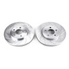 Power Stop Front Evolution Drilled & Slotted Rotors for 03-11 Ford Crown Victoria