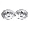 Power Stop Front Evolution Drilled & Slotted Rotors for 01-03 Acura CL 6cyl