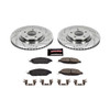Power Stop Front Z23 Evolution Sport Brake Kit for 2013 Infiniti JX35