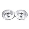 Power Stop Front Evolution Drilled & Slotted Rotors for 03-08 Pontiac Vibe