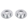 Power Stop Rear Evolution Drilled & Slotted Rotors for 10-19 Lexus GX460