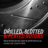 Power Stop Rear Evolution Drilled & Slotted Rotors for 07-19 Cadillac Escalade