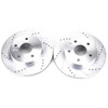 Power Stop Front Evolution Drilled & Slotted Rotors for 07-09 Chrysler Aspen