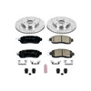 Power Stop Front Z23 Evolution Sport Brake Kit for 13-18 Nissan Altima