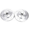 Power Stop Front Evolution Drilled & Slotted Rotors for 07-13 Acura MDX