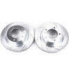 Power Stop Front Evolution Drilled & Slotted Rotors for 16-19 Lexus LX570