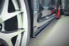 Rally Armor UR Black Mud Flaps w/ Red Logo for 15+ WRX / STI - MF32-UR-BLK/RD