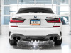 AWE Non-Resonated Touring Edition Exhaust for BMW G20 M340i - Chrome Silver Tips