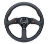 NRG 350MM 2" DEEP STEERING WHEEL LEATHER Reinforced Steering Wheel