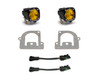 Baja Designs S1 WC LED Fog Pocket Light Kit - Amber for 21+ Ford Bronco Sport