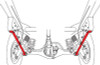 SPC Performance Rear Lower Control Arms for Toyota 4Runner