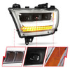 ANZO LED Projector Headlights w/Sequential Black (Driver) for 19-20 Ram 1500