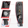 ANZO LED Tail Lights w/ Light Bar Red/Clear for 2004-2012 Colorado/ Canyon