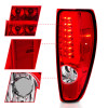 ANZO LED Tail Lights w/ Light Bar Red/Clear for 2004-2012 Colorado/ Canyon