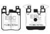 EBC Greenstuff Rear Brake Pads for 14+ BMW 228 Coupe 2.0 Turbo Brembo calipers