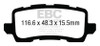 EBC  Greenstuff Rear Brake Pads for 13+ Acura RLX 3.5