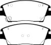 EBC Redstuff Front Brake Pads for 2017+ Hyundai Elantra 1.6L Turbo