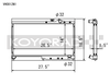 Koyo Manual Transmission Radiator for 92-00 Honda Civic 1.6 DOHC